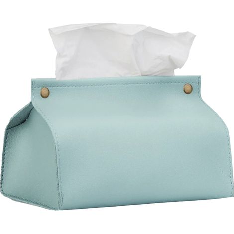 Auto-Taschentuchbox, Taschentuchtasche im europäischen Stil aus PU-Leder, staubdichte Taschentuchbox für Zuhause (1/5)