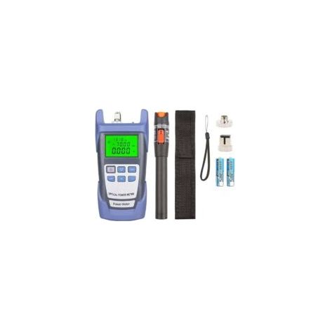 Glasfaser-Werkzeugset mit optischem Wattmeter, tragbarem 10-mW-LWL-Tester im Stiftformat, Rotlicht-LWL-Tester – Crezuo