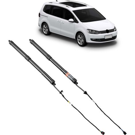 Mophorn Soporte de elevación eléctrica para portón trasero izquierdo y derecho, compatible con VW Sharan 2010-2023 (7N, 7N1, 7N2), amortiguador de portón trasero eléctrico, reemplaza (1/5)