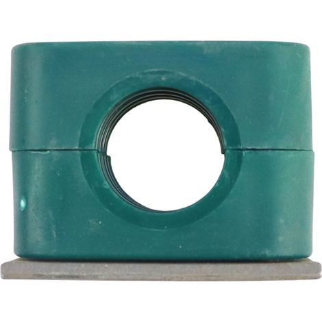 Support simple en polypropylène pour tubes et câbles FI-20 mm, avec vis à tête Allen DIN3015 (1/3)
