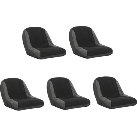 Lot De 5 Housses De Siège De Tondeuse À Gazon En Maille Nid D'Abeille 3D Protection Solaire Isolation Thermique Respirante Pour Machines Agricoles Noir Tissu Oxford (1/5)