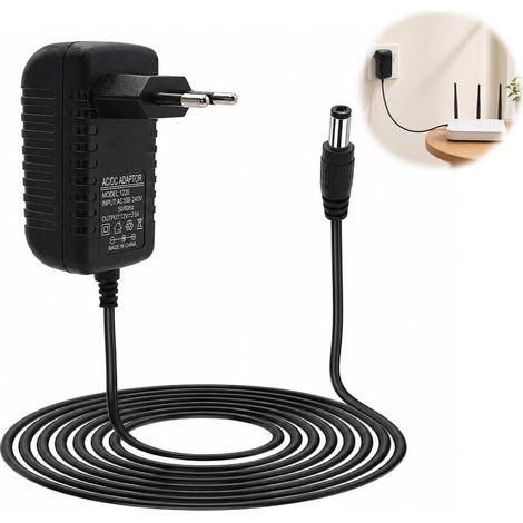 Adaptateur Secteur 12V 2A Alimentation Universelle AC 100-240V (1/5)