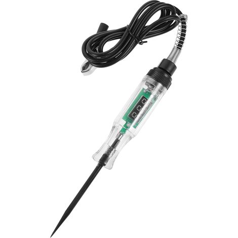 Testeur de Tension Automobile Multifonction 6v 12v 24v Led, Stylo Électrique Léger et Compact pour Testeur Circuit, Test D'ampoule et Test de Courant, Outil Diagnostic Voiture (1/5)