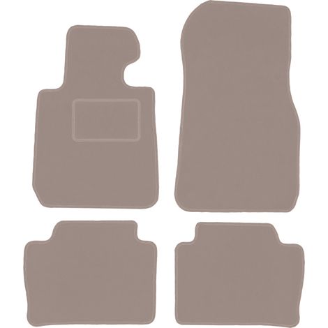 Tappetini in velluto beige per: BMW 3 F30 berlina (2011-2018)