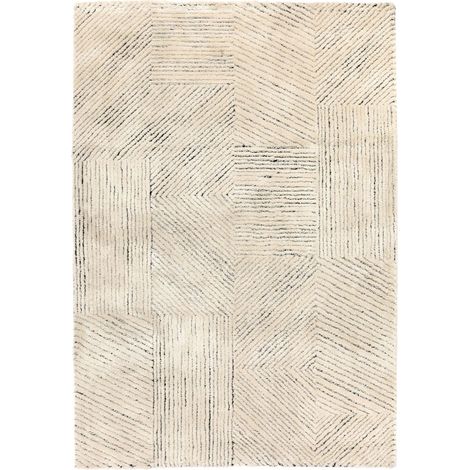 VIVARAISE - Tapis Vivaraise Luna - Tapis domestique blanc polypropylène 200 x 290 cm (1/5)