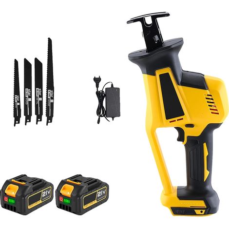 Scie Sabre, Moteur Sans Balais de 3600W, Capacité de Découpe Polyvalente, 2 Batteries (1/2)
