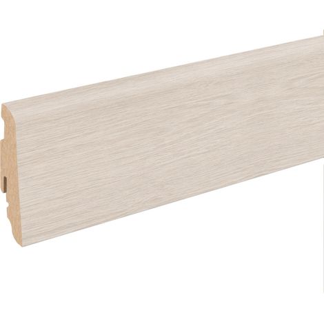 Neuhofer Fußleiste 240 cm x 58 x 19 mm eiche ceruse Sockelleisten & Fußleisten (1/2)
