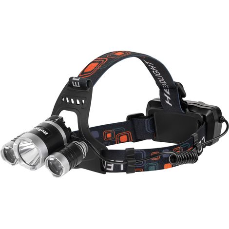 Linterna frontal recargable LED Rebel de 10 W de alta potencia (1/5)