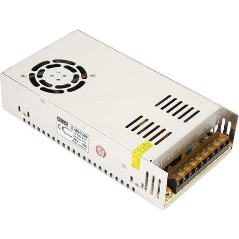 Alimentation à découpage régulée universelle, adaptateur de pilote d'alimentation à découpage 110V-220V AC 36V/10A, convertisseur de tension 360W, pour barre lumineuse à LED (1/5)
