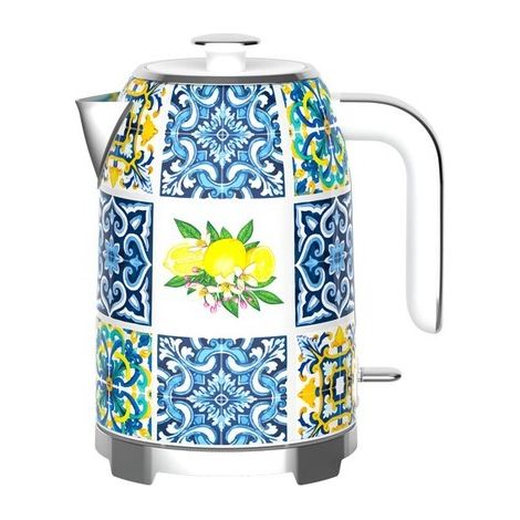 Bouilloire inox 1,7 L avec arrêt automatique et fenêtre de contrôle 20 x 15,4 x 25,2 cm