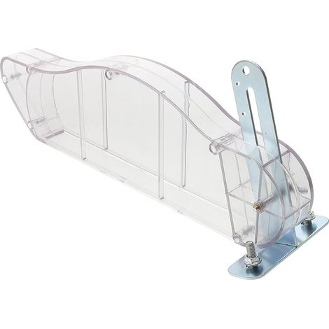 Protection Transparente pour Table de Scie en Plastique Épais, Housse Anti-poussière Atelier Travail du Bois, Compatible Scies Circulaires 4 à 10 Pouces -