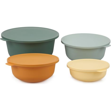 Set di scatole portaoggetti Set Verde Turchese Arancia Giallo (1/5)