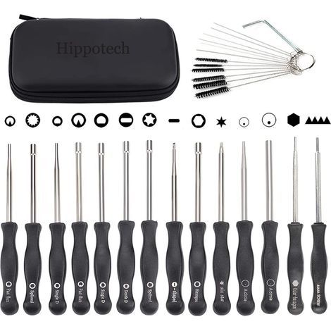 Hippotech Lot de 14 outils de réglage de carburateur avec vis Vis à tête hexagonale pour petit moteur à 2 temps pour Poulan Remplacement pour Husqvarna pour STIHL pour Echo tronçonneuse Trimmer (1/4)