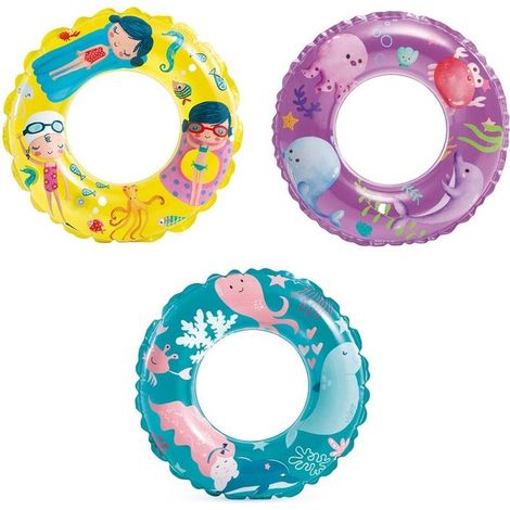 Intex Salvagente Fondo Marino (61cm) Art. 59242 - Confezione 1 Pezzo (Colori Assortiti) - Gonfiabili (1/2)