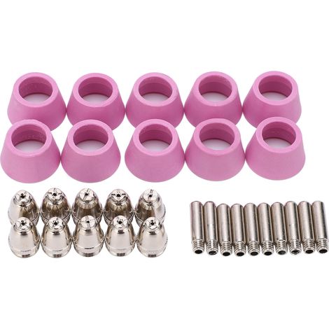 Kit de consommables pour torche plasma - Électrodes, buses et céramiques pour AG60/SG55 - 30 pièces (1/5)