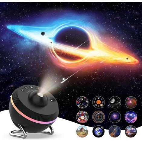 Proyector de cielo estrellado de techo,proyector planetario 5K HD con lente de enfoque ajustable,regalos de Navidad (1/5)