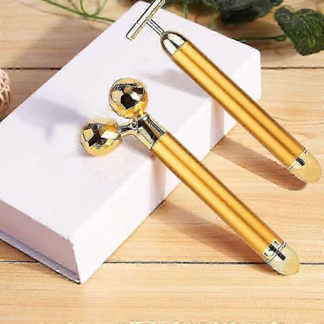 Rouleau de massage facial 3D et kit de massage facial électrique en forme de T, étanche, sonique, anti-âge, 6000 vibrations pour la réduction des rides et le lifting du visage (1/5)