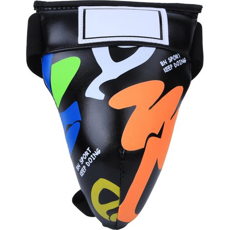 Protège-hanches BN FIGIGHT pour Enfants - Équipement de Protection pour Boxe, Sanda, Taekwondo - Noir (1/5)