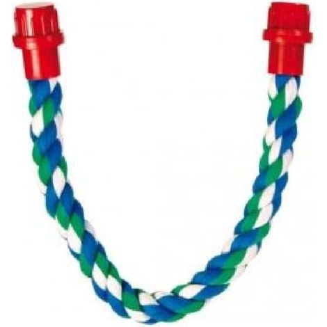 Perchoir en corde, flexible, avec fixation par vis 37 cm/ø 16 mm (1/2)