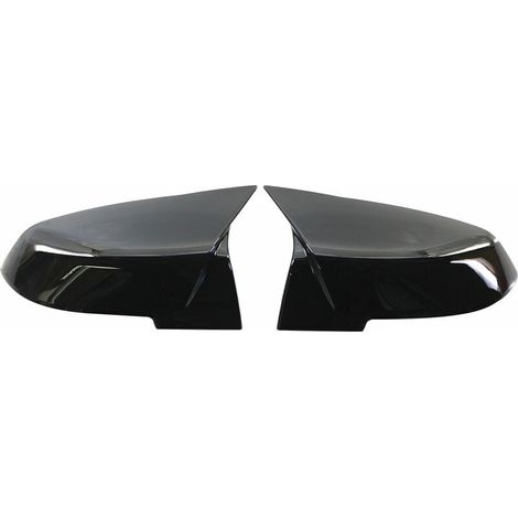 Paar glänzend schwarze Ersatzspiegelabdeckungen für BMW F20 F21 F30 F32 F36 X1 M3