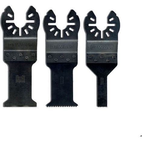 Lame Multi-Cutter - Bimétal - Compatible Outil Oscillant Standard - Bois Bois Avec Clous Plâtre PVC - 3 Pièces (1/5)
