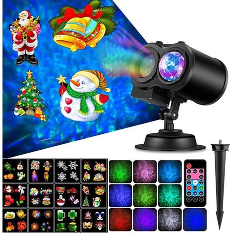 Luci di Natale per esterni, proiettore di luce a LED per esterni da giardino, impermeabile, adatto per luci decorative da giardino per esterni (1/5)