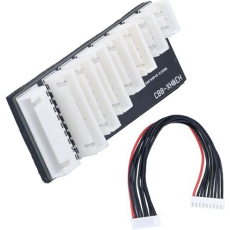 Carte de charge parallèle modèle d'avion 2S-8S, adaptateur d'extension d'équilibre de batterie au Lithium A6 (1/5)