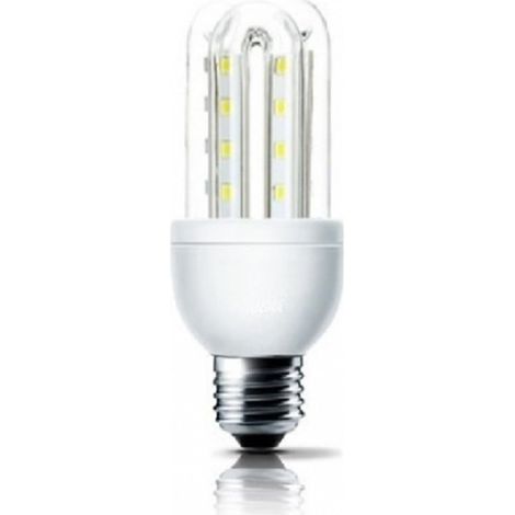 TrAdE Shop Traesio - Lampadina Led Jn18 Attacco E27 3w 2u Luce Fredda 6500k Tubolare Lineare 285lm 87262 - (1/4)