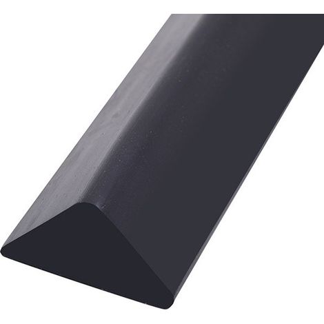 Douche de douche - Seuil de douche - TPE - Autocollant - Joint d'étanchéité - Bande étanche - Retenue Water - Anti- Water - Convient pour salles de bains et cuisines - 100 cm - Zwart (1/5)