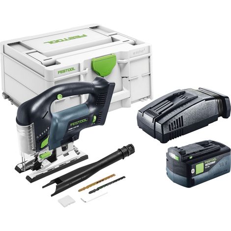 Festool PSBC 420 EB-Basic Akku Pendelstichsäge 18 V 120 mm Brushless + 1x Akku 5,0 Ah + Schnellladegerät + Systainer