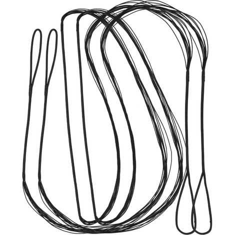 Corde d'arc classique 12 brins en polyester pour arc recurve - Accessoire de tir à l'arc