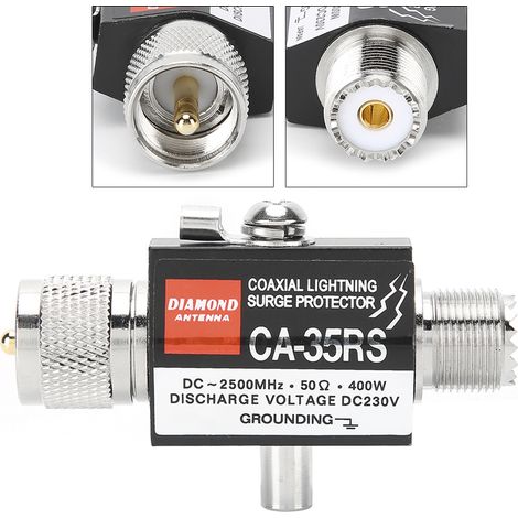 Parafoudre Antenne Coaxial CA‑35RS pour Talkie‑Walkie avec Connecteurs PL259 SO239 (1/5)