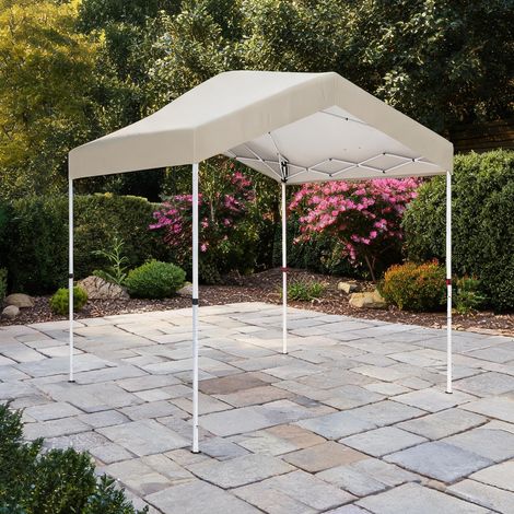 Store banne beige en tela Oxford métal 241 x 239 x 257 cm (1/5)