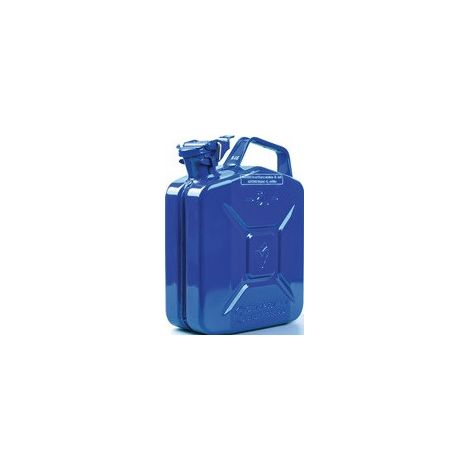Bidón de combustible 5l azul señal RAL 5005 chapa de acero L230xL120xH310mm VALPRO