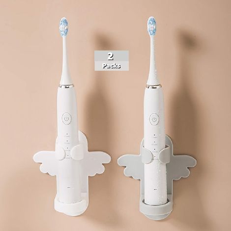 Elektrischer Zahnbürstenhalter fürs Badezimmer (2er-Pack) – Universeller Schmetterlings-Zahnbürstenhalter (1/5)