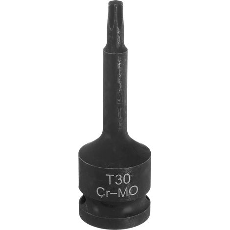 Embout Torx T30 1/2" à 6 Pans pour Douille d'Impact Acier CR-MO (1/5)