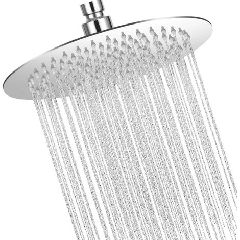 Cabezal de ducha redondo antical de ABS de alta presión - Cabezal de ducha de mano ahorrador de agua para el baño