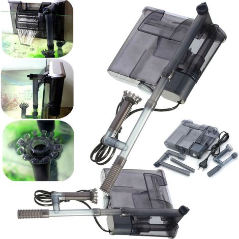 TRADE SHOP - Pompa Filtro Esterno Per Da Acquario Effetto Cascata Pesci Xp-13 4,8w 290 L/h - (1/2)