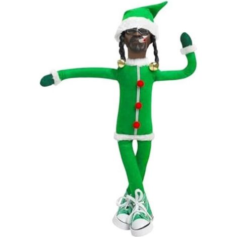 DéCorations de PoupéE Elfe de NoëL, Figurine Elfe Hip Hop Faite à la Main, DéCorations de NoëL pour FêTe à Domicile VILLAGE DE NOEL (1/4)