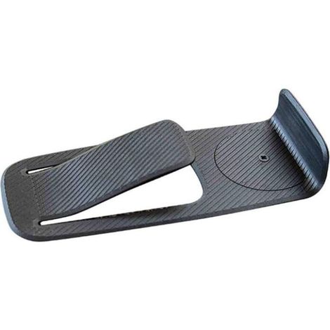 Spring - Türstopper mit Türschutz (Schwarz)