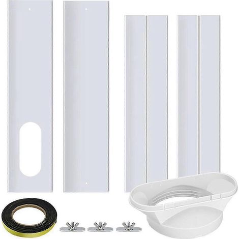 Kit de climatisation pour porte coulissante 2025, kit de ventilation pour fenêtre, kit de glissière réglable pour fenêtre (1/4)