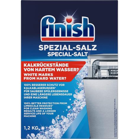 Dishwasher Salt - Limescale Protection, Ensures Soft Water, Anti-Water Spots - 1 x 1.2kg. (1/5)