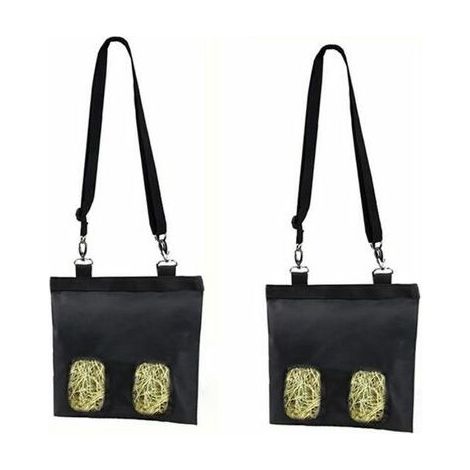 Sac à foin suspendu pour cobayes, lapins et petits animaux (noir) (1/5)
