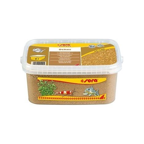 Sera Gravel Ocher - Gravilla ocre natural (Ø 0 - 2 mm), para todos los acuarios de agua dulce y salada