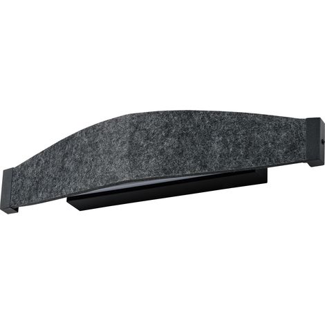 OSRAM Applique murale Decor Flat Felt LED 13W 3000K avec 450lm Gris, Applique murale en Feutre et Métal installée en permanence (1/5)