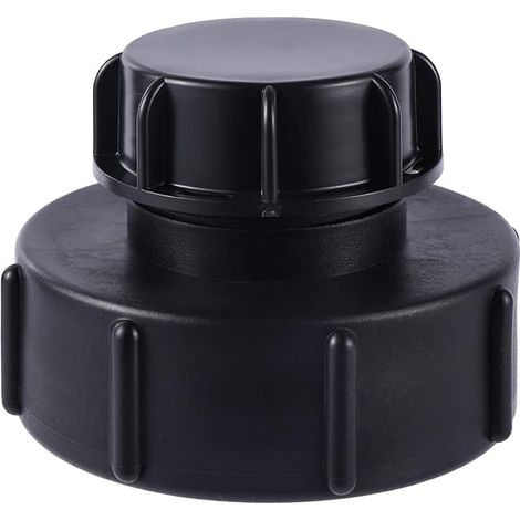 Adaptateur de réservoir IBC S100 x 8 - Pour réduction S60 x 6 - Filetage grossier avec capuchon d'extrémité - Tuyau d'arrosage - Adaptateur pour robinetterie (1/5)