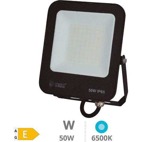 Proyector aluminio LED Santadi 50W 6500K IP65 Negro (1/5)