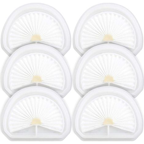 Lot de 6 filtres à Vide VLPF10 pour Black and Decker Dustbuster HLVA315J HLVA320J00 N575266 HLVA325JP07 aspirateur à Main, remplace la pièce VLPF10, N600601 (1/4)