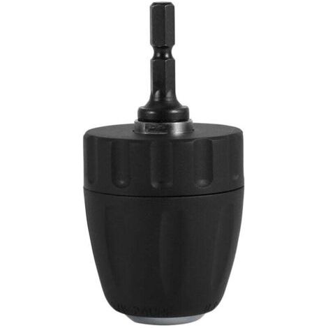 Mandrino per cacciavite, mandrino a sgancio rapido per trapano 0,8–10 mm 3/8 pollici-24UNF con attacco esagonale da 1/4 di pollice, accessori per trapano