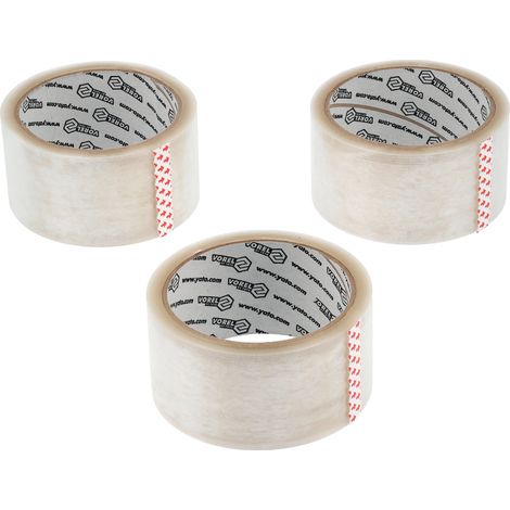 Transparente PP-Packband 48 mm x 50 m, 3er-Set